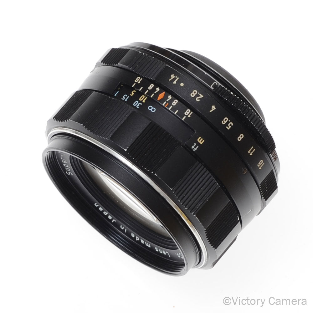 Pentax Super-Takumar 50mm f1.4 M42 Screw Mount Thorium Glass Lens [EXC] image 1