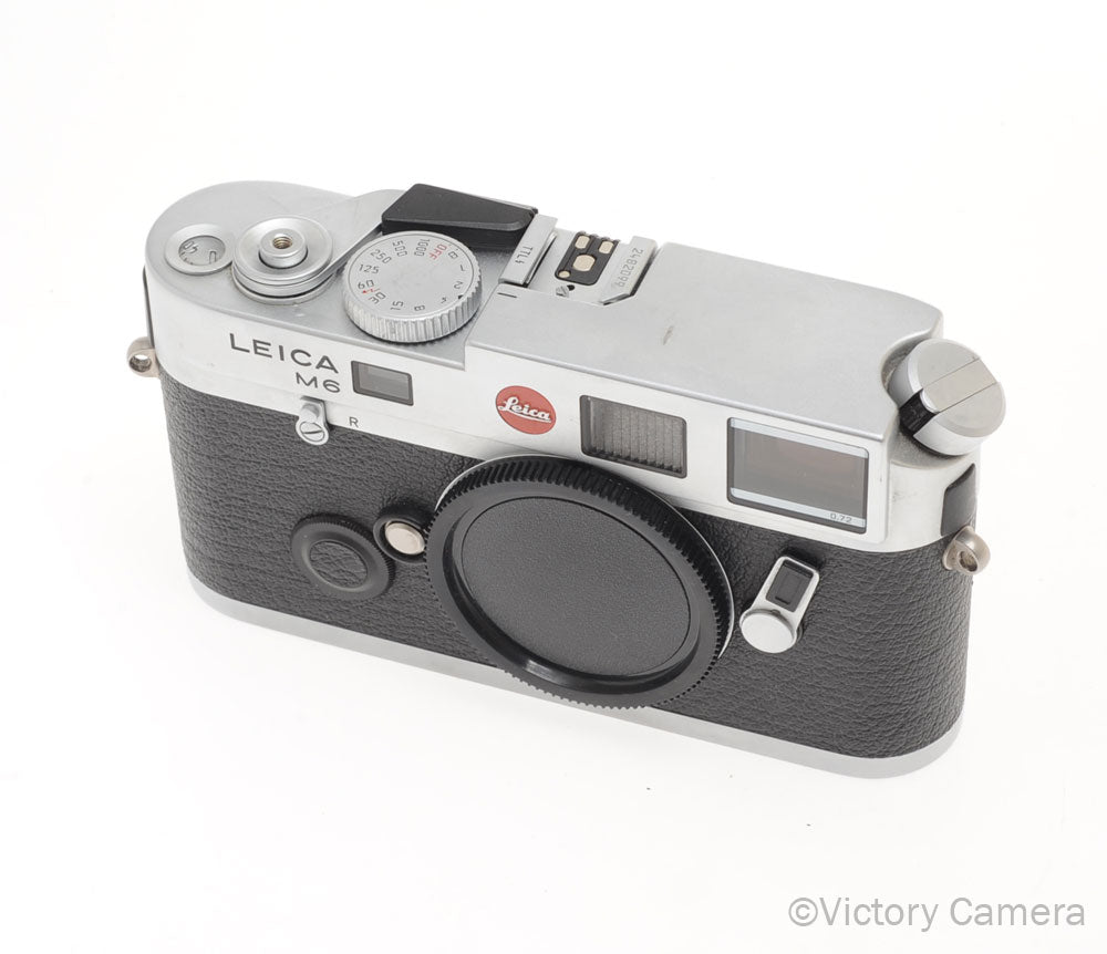 Leica M6 TTL Chrome Rangefinder 0.72x Finder [EXC] - Victory Camera