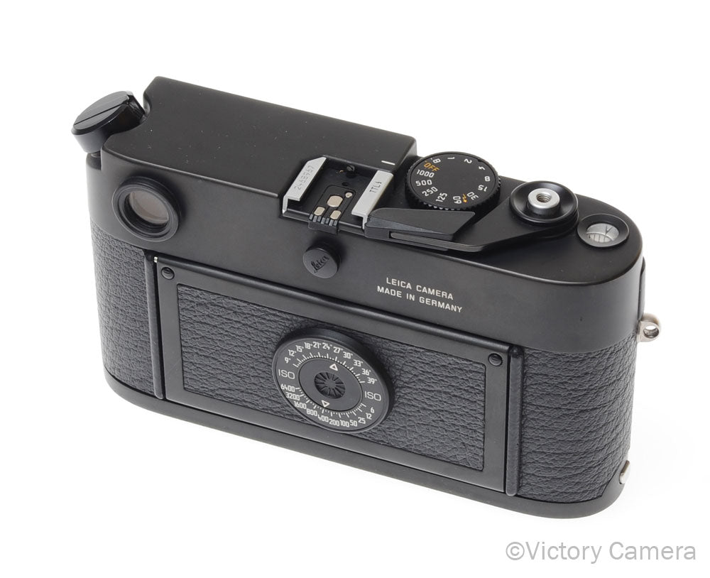 Leica M6 TTL 0.72 Black 35mm Rangefinder Camera Body [EXC] - Victory Camera