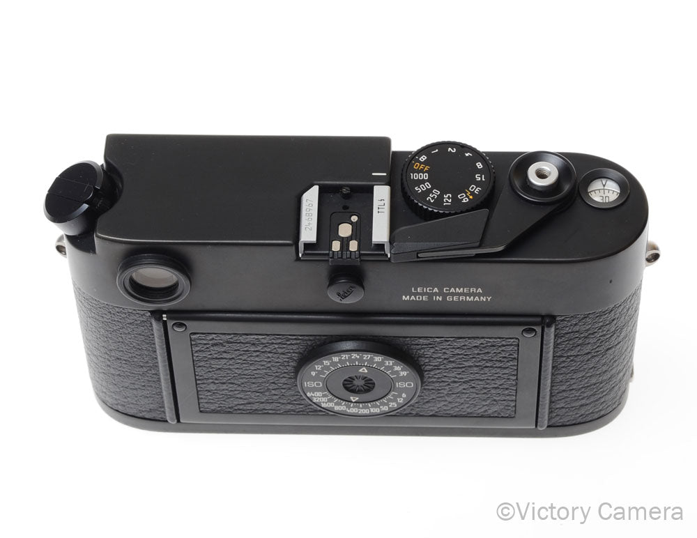 Leica M6 TTL 0.72 Black 35mm Rangefinder Camera Body [EXC] - Victory Camera
