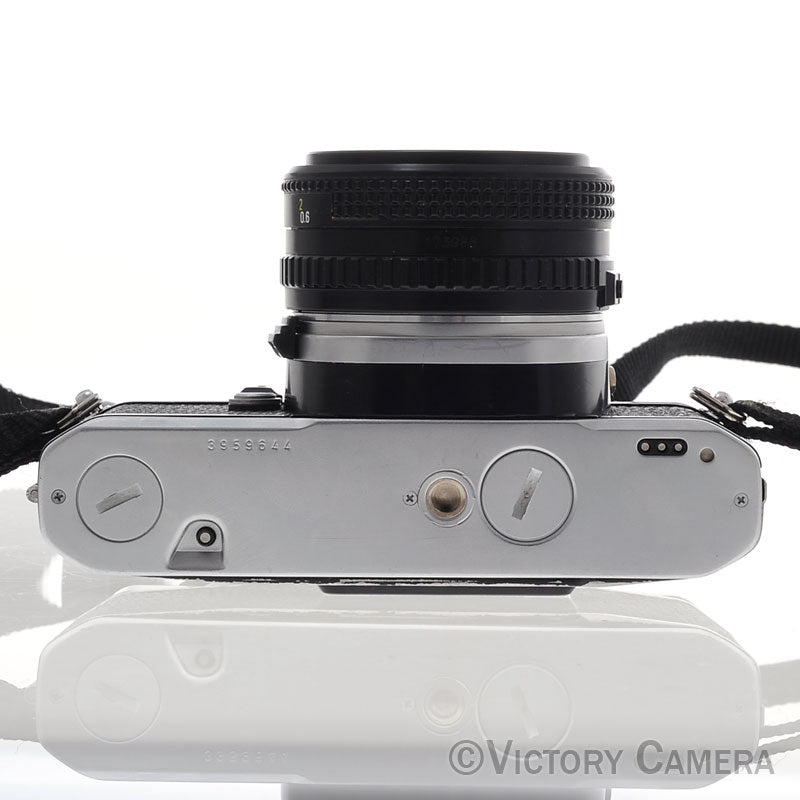 Pentax ME Super Chrome 35mm SLR Camera w/ 50mm f1.7 Lens - New Seals- [EXC] - Victory Camera