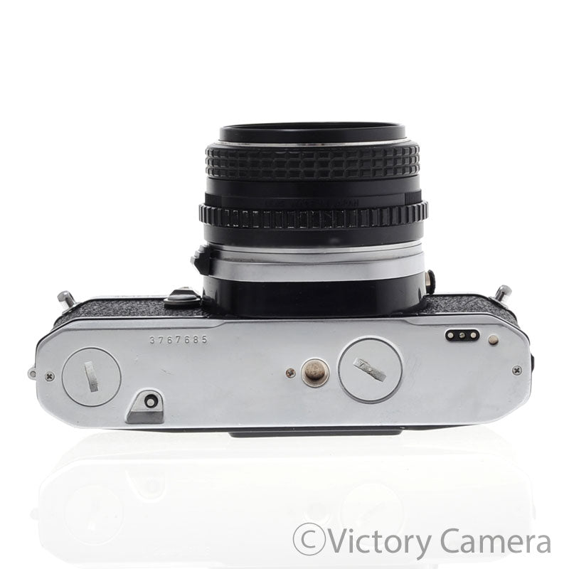 Pentax ME Super Chrome 35mm SLR Camera w/ 50mm f1.7 Lens [EXC] - Victory Camera