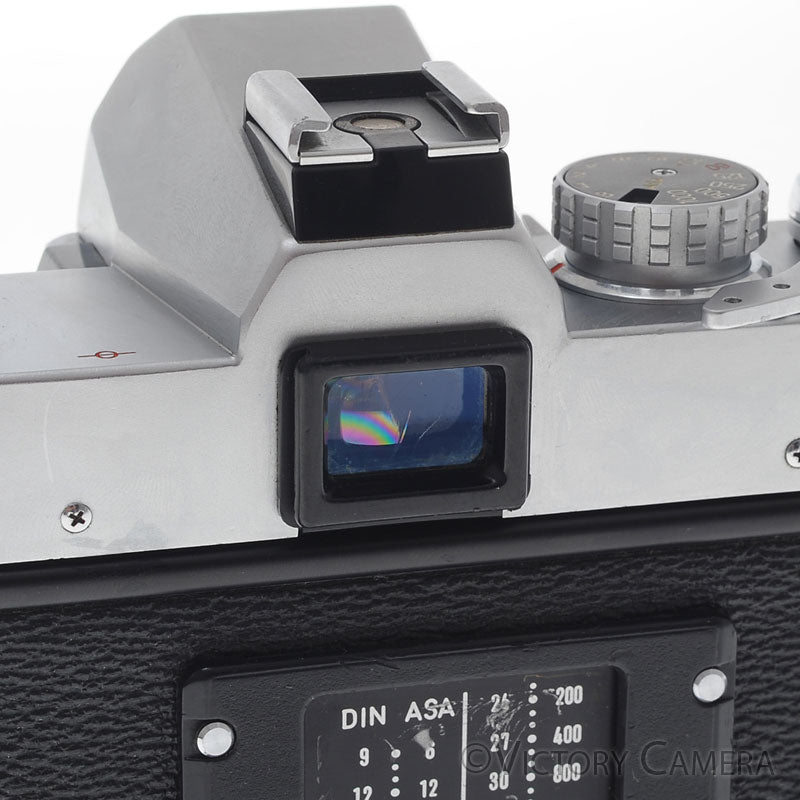 Minolta SRT 202 SRT 202 Chrome 35mm Camera w/ 55mm f1.7 Lens [EXC-] - Victory Camera