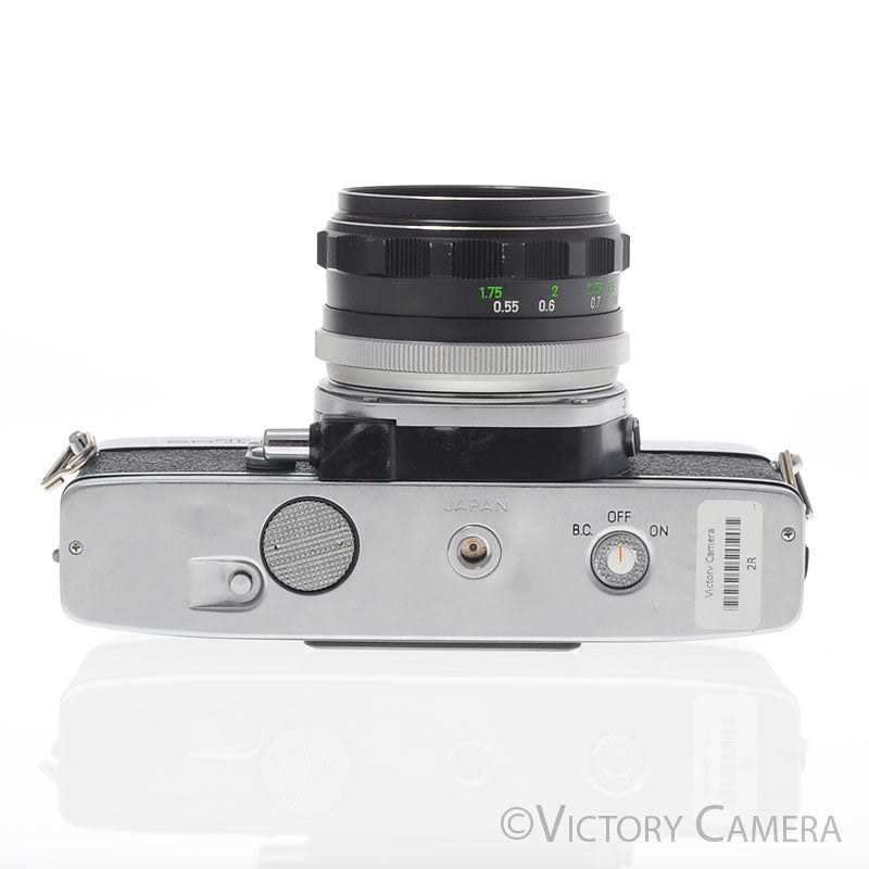 Minolta SRT 202 SRT 202 Chrome 35mm Camera w/ 55mm f1.7 Lens [EXC-] - Victory Camera