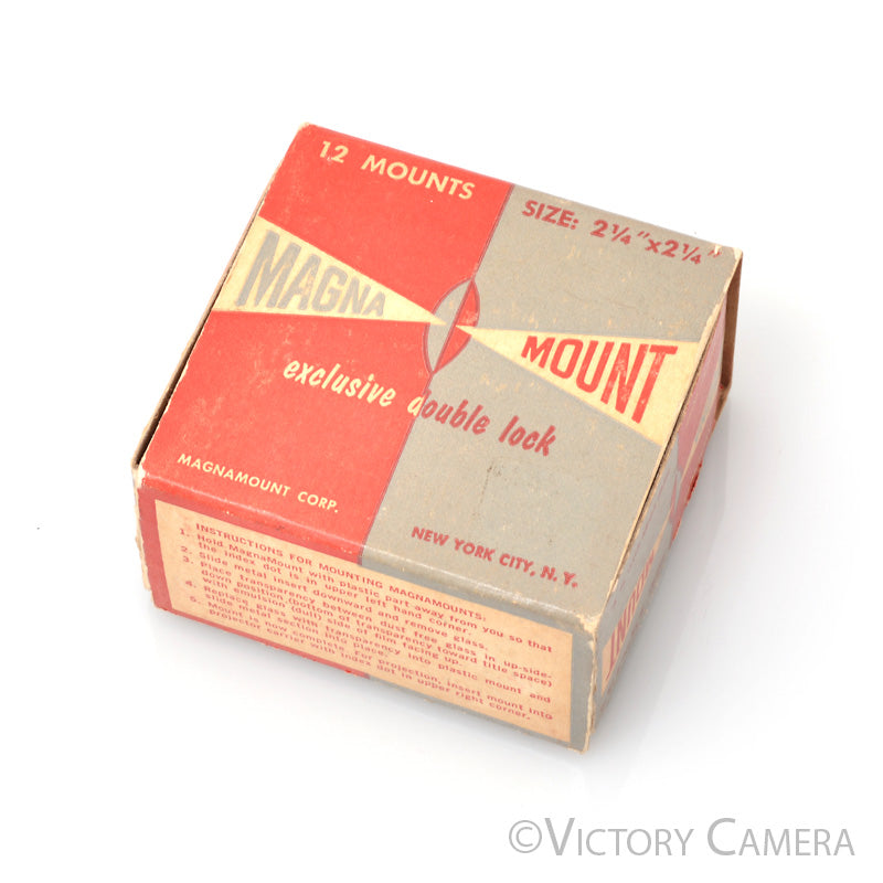 Magna Mount Slide Mounts 2 1/4 "x2 1/4" Box Of 6 [EXC-] - Victory Camera