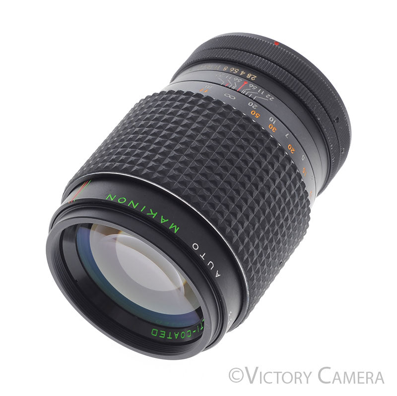 Makinon 135mm f2.8 Telephoto Portrait Headshot Lens for Canon FD [EXC+] - Victory Camera
