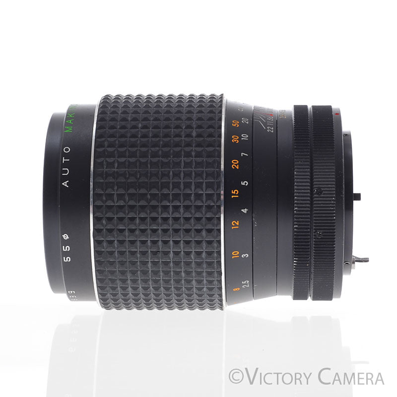Makinon 135mm f2.8 Telephoto Portrait Headshot Lens for Canon FD [EXC+] - Victory Camera