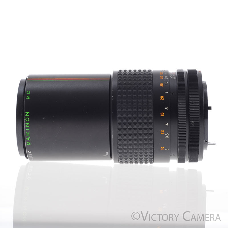 Makinon MC 200mm f4.5 Telephoto Prime Lens for Canon FD [EXC] - Victory Camera