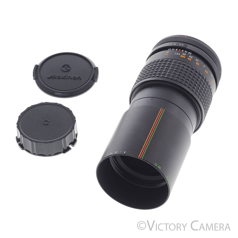 Makinon MC 200mm f4.5 Telephoto Prime Lens for Canon FD [EXC] - Victory Camera