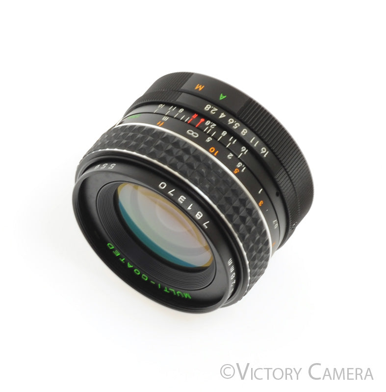 Makinon Multi-Coated 28mm f2.8 Wide Angle Lens for Pentax M42 [MINT-] - Victory Camera