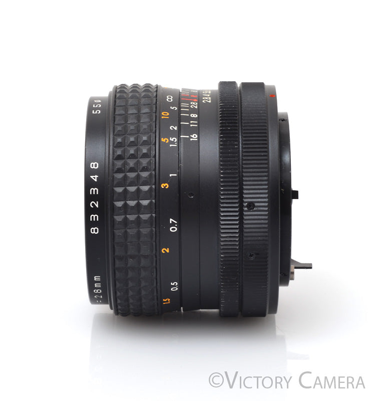 Makinon Multi-Coated 28mm f2.8 Wide Angle Lens for Canon FD [EXC] - Victory Camera