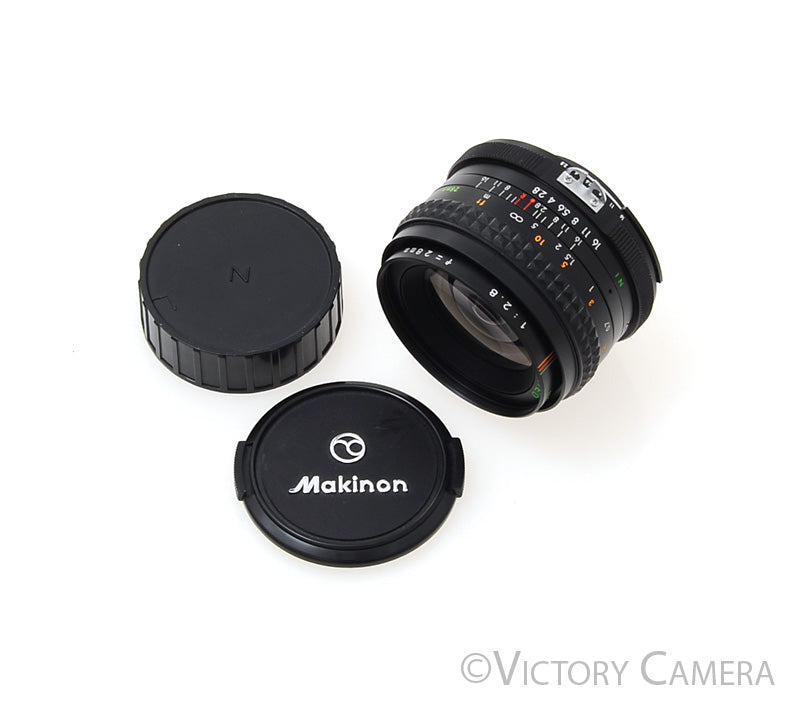 Makinon Auto 28mm f2.8 Wide Angle Lens Nikon AI [EXC-] - Victory Camera