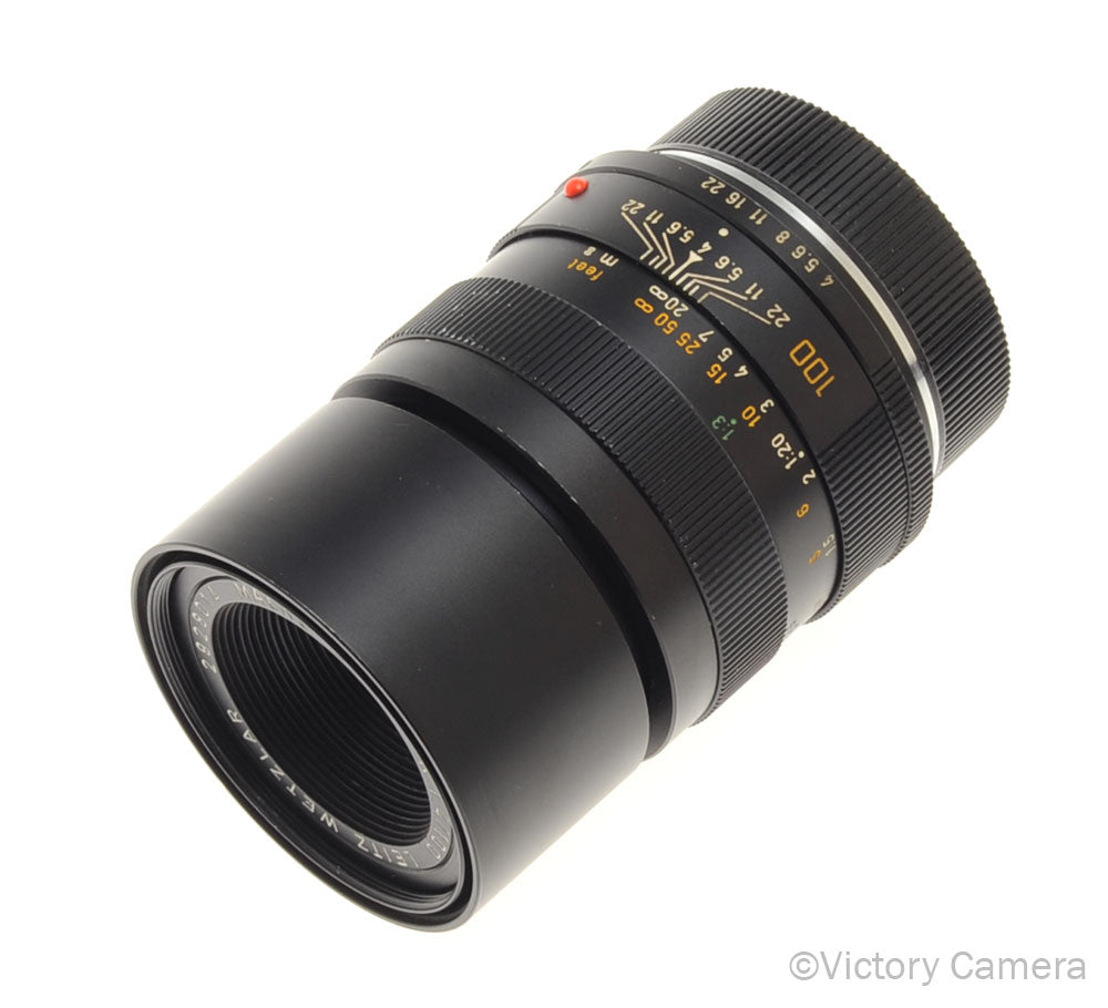 Leica Macro-Elmar-R 100mm f4 3 Cam Lens for R Mount [EXC-] - Victory Camera