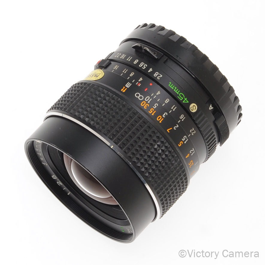 Mamiya Sekor m645 645 45mm f2.8 Sekor S Wide Angle Prime Lens  [EXC] - Victory Camera