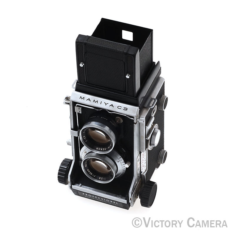 Mamiya C3 Medium Format TLR Camera w/ 80mm f2.8 Lens -New Seals- [EXC] - Victory Camera