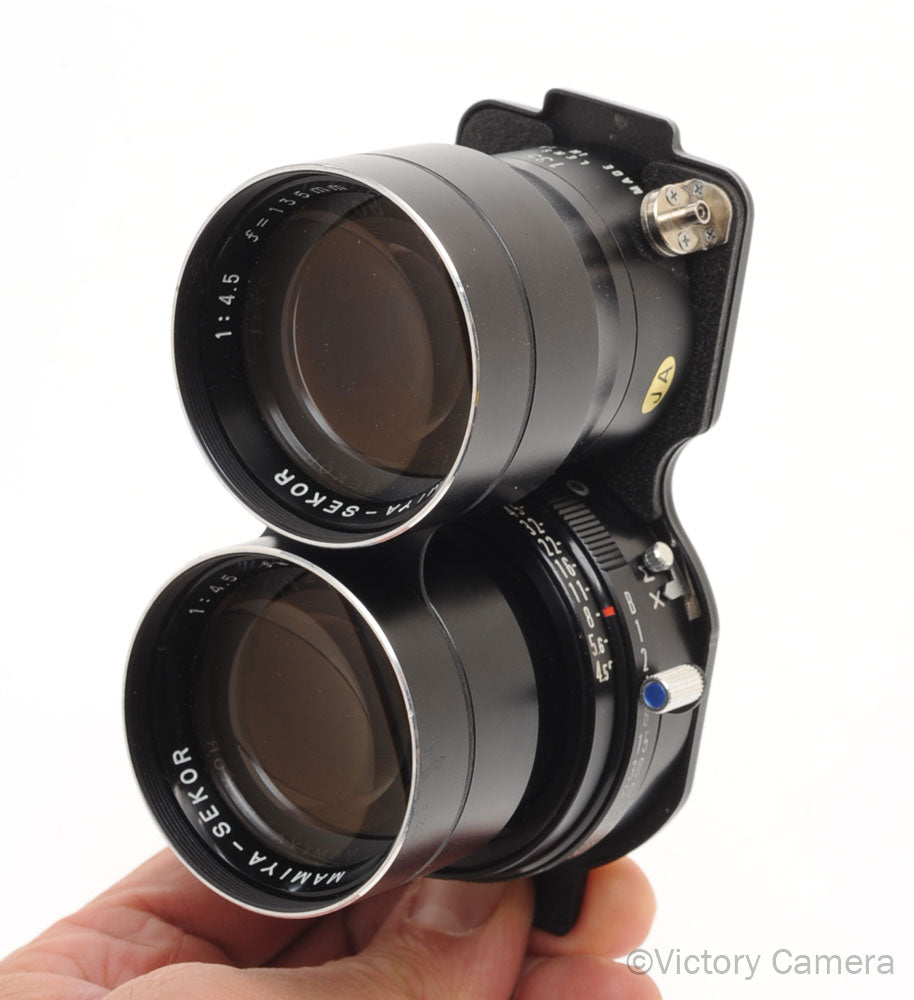Mamiya 135mm F4.5 TLR Portrait  Lens for C330 C220 [EXC+] - Victory Camera