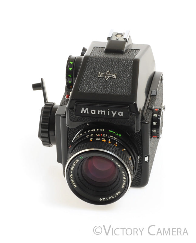Mamiya m645J 645 J Camera w/ Eye Level &amp; 80mm f2.8 C Lens -New Seals-  [EXC+] - Victory Camera