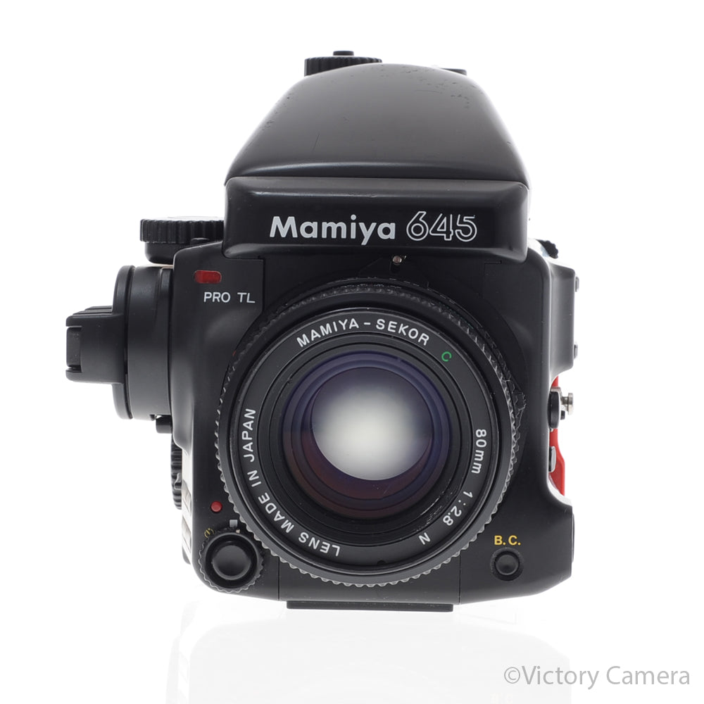 Mamiya 645 Pro TL Camera AE Metered Prism FE401 80mm f2.8 Lens [EXC-] image 1