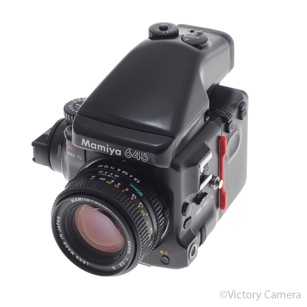 Mamiya 645 Pro TL Camera AE Metered Prism FE401 80mm f2.8 Lens [EXC-] image 2