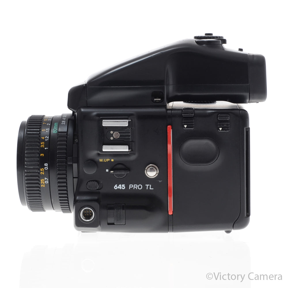 Mamiya 645 Pro TL Camera AE Metered Prism FE401 80mm f2.8 Lens [EXC-] image 4