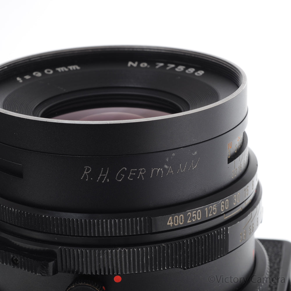 Mamiya RB67 Pro S Camera w/ 90mm f3.8 Lens 120 Back WLVF [EXC-] image 8