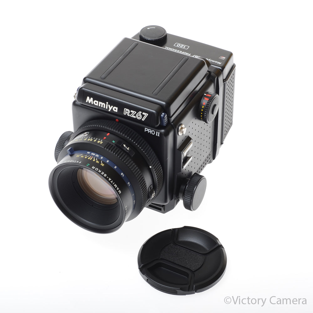 Mamiya RZ67 Pro II 6x7 Camera w/ WLF, 110mm f2.8 Prime Lens 120 [MINT-