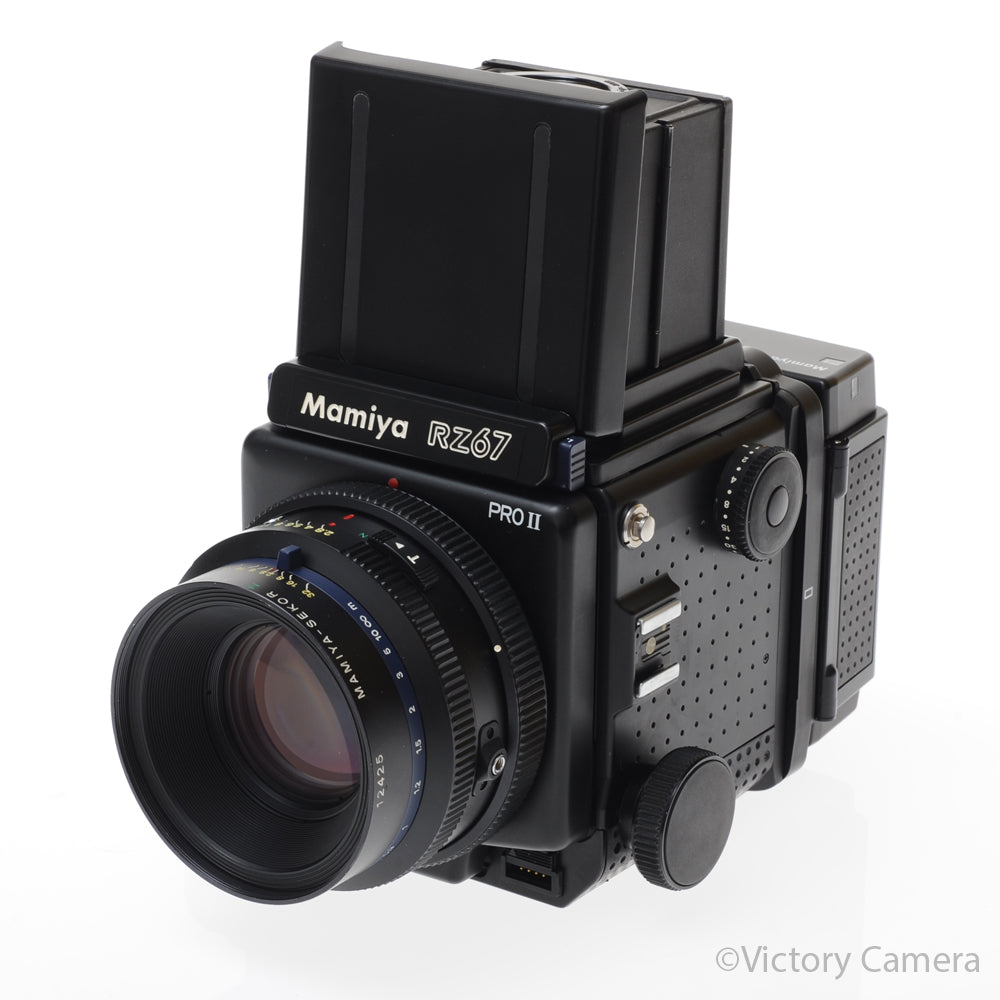 Mamiya RZ67 Pro II 6x7 Camera w/ WLF, 110mm f2.8 Prime Lens 120 [EXC+] image 2