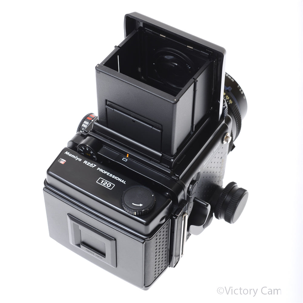 Mamiya RZ67 Pro II 6x7 Camera w/ WLF, 110mm f2.8 Prime Lens 120 [MINT-] image 4