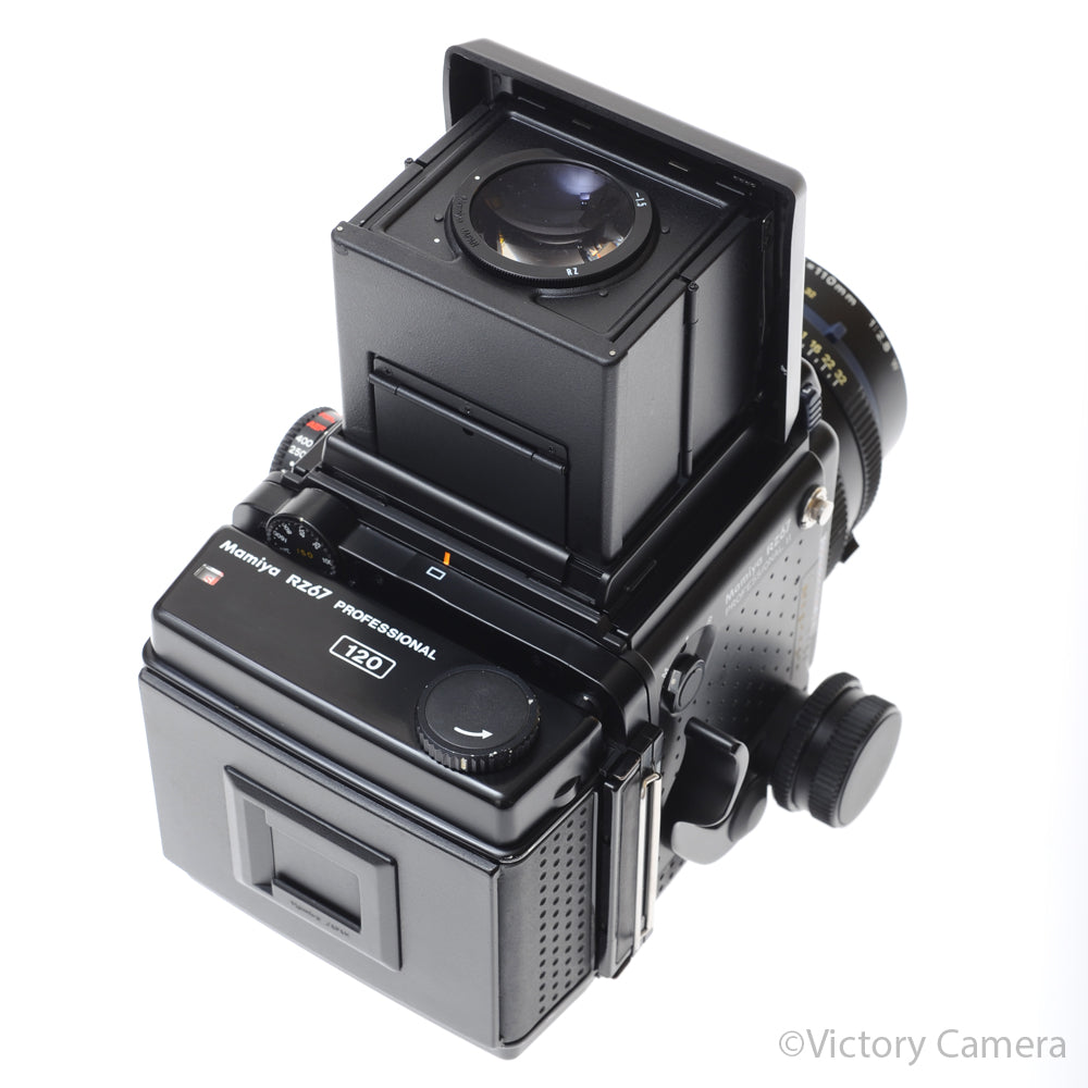 Mamiya RZ67 Pro II 6x7 Camera w/ WLF, 110mm f2.8 Prime Lens 120 [MINT-] image 5