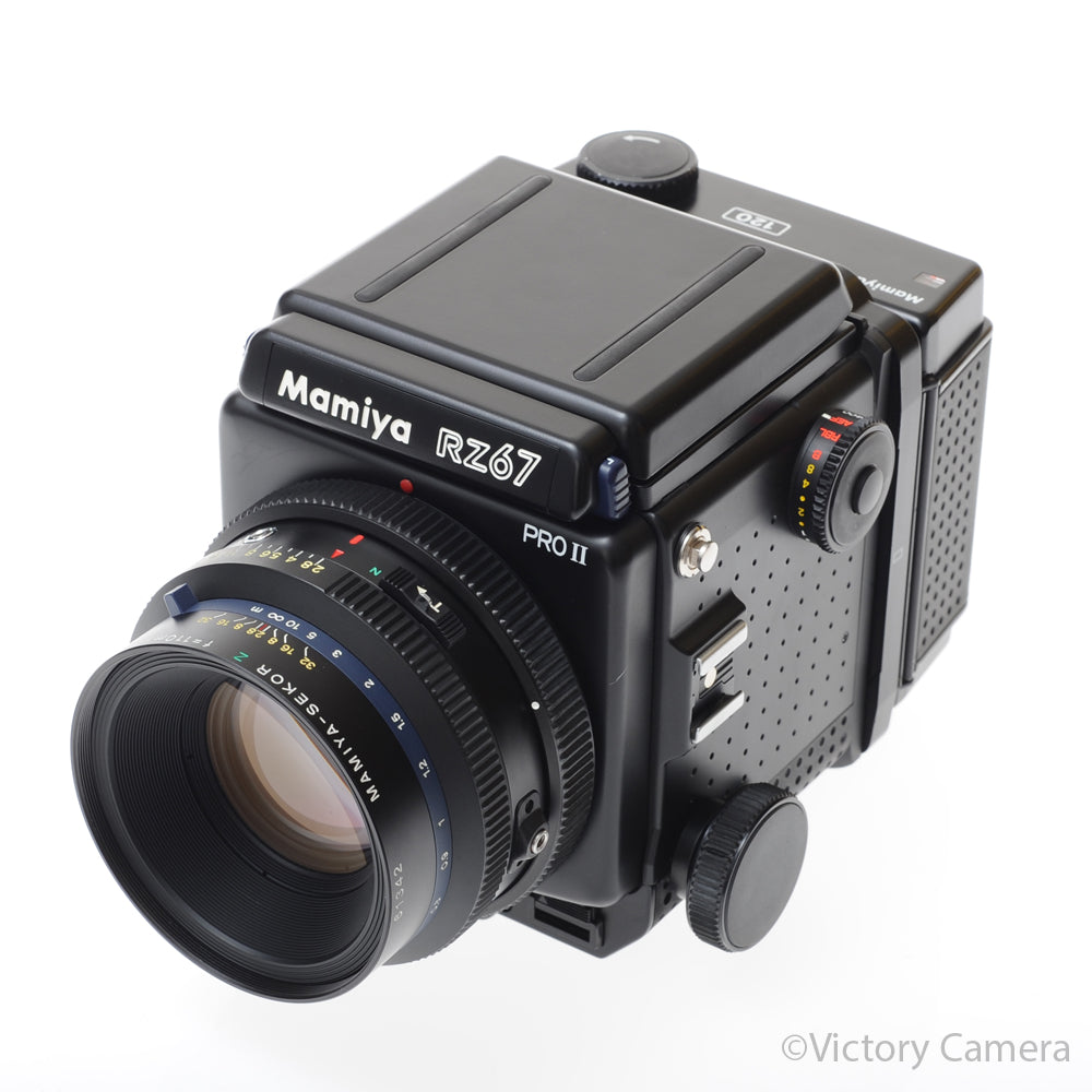 Mamiya RZ67 Pro II 6x7 Camera w/ WLF, 110mm f2.8 Prime Lens 120 [MINT-] image 6