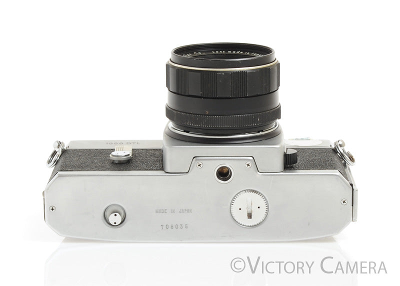 Mamiya/Sekor 1000 DTL 35mm Camera w/ Pentax 55mm f2 Lens -No Meter- [G