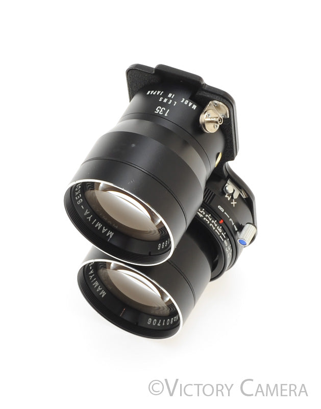 Mamiya 135mm F4.5 TLR Portrait  Lens for C330 C220 [EXC+] - Victory Camera