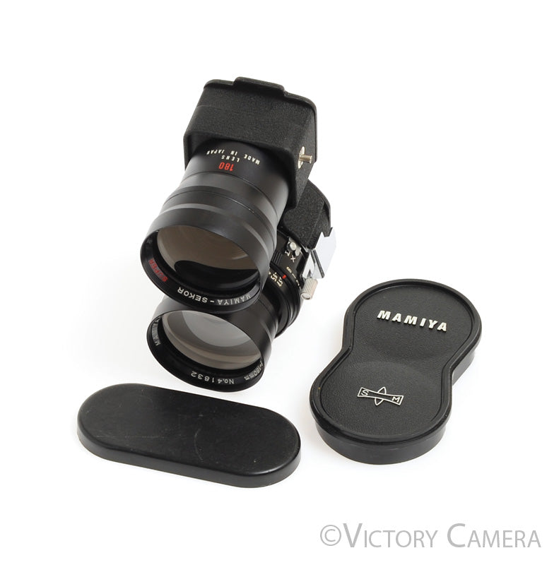 Mamiya Sekor SUPER 180mm f4.5 TLR Lens for C220 C330 -Good Glass &amp; Shutter- - Victory Camera