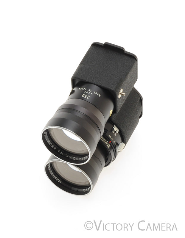 Mamiya Sekor 250mm f6.3 Telephoto TLR Lens for C220 C330 C22 C33 [MINT-] - Victory Camera