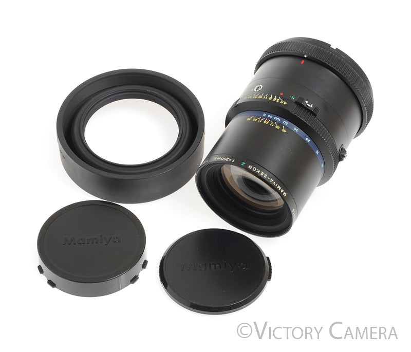 Mamiya RZ67 250mm f4.5 Sekor Z Telephoto Prime Lens -Clean w/ Shade- - Victory Camera