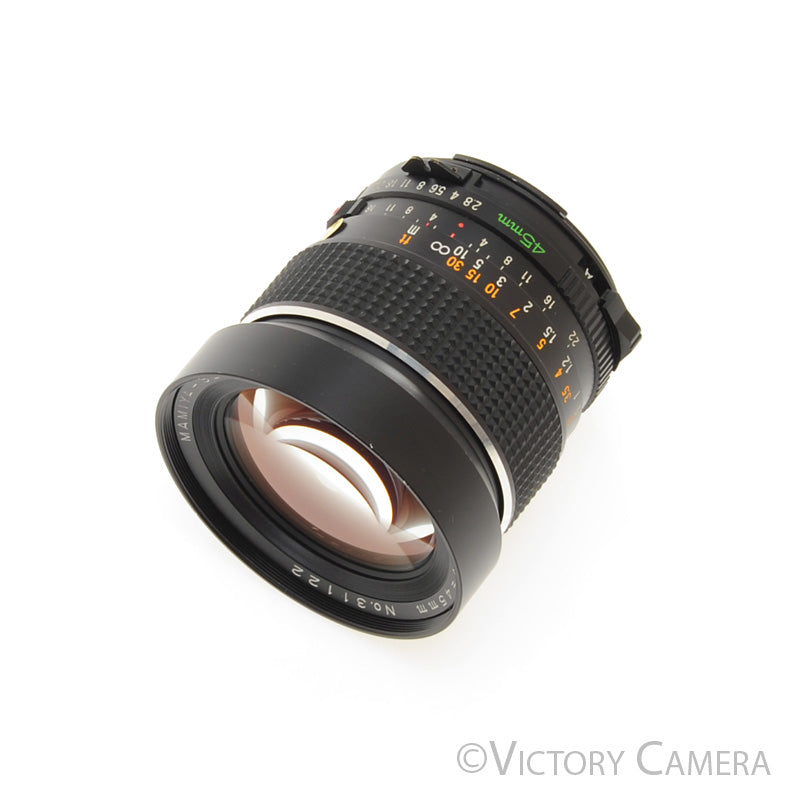 Mamiya Sekor m645 645 45mm f2.8 Sekor C Wide Angle Prime Lens [EXC+] - Victory Camera