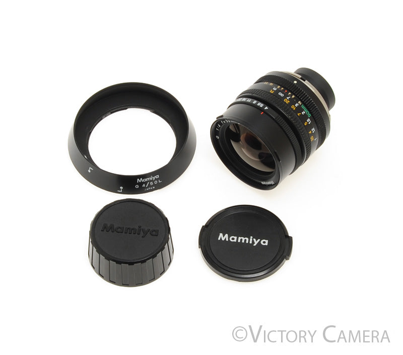 Mamiya 50mm f4 G L Wide Angle Lens for 6 MF Rangefinder [EXC+] - Victory Camera
