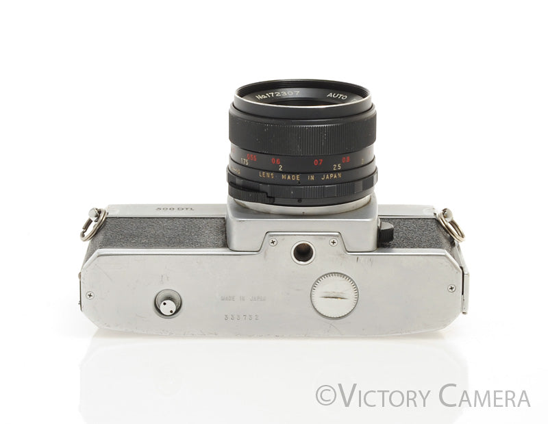 Mamiya 500 DTL Chrome 35mm SLR Camera w/ 50mm f2 Lens -No Meter- [EXC-] - Victory Camera