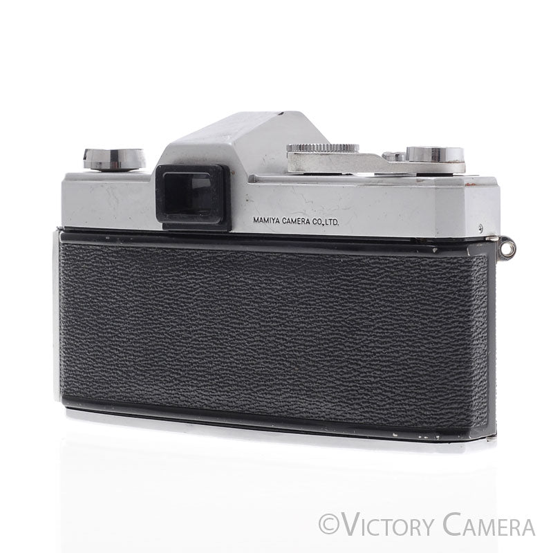 Mamiya 500 DTL Chrome 35mm SLR Camera w/ 55mm f1.8 Lens -No Meter- [EXC-] - Victory Camera
