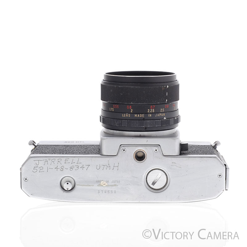 Mamiya 500 DTL Chrome 35mm SLR Camera w/ 55mm f1.8 Lens -No Meter- [EXC-] - Victory Camera