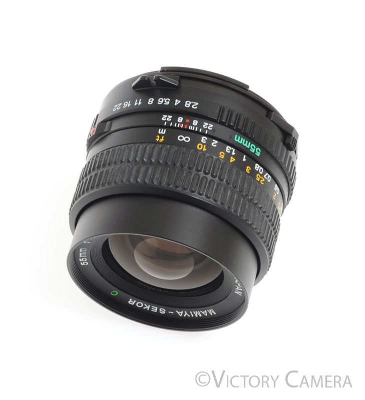 Mamiya Sekor-C 55mm F2.8 N Wide-Angle Lens for Mamiya 645 -Clean- - Victory Camera
