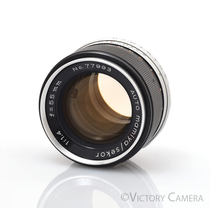 Mamiya Auto Sekor 55mm f1.4 Prime Lens for Pentax M42 Screw Mount [EXC+] - Victory Camera