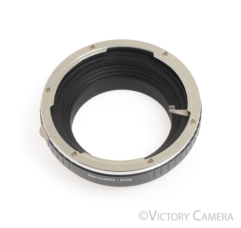 Mamiya 645 Lens to Canon EF Camera Body Metal Adapter - Victory Camera