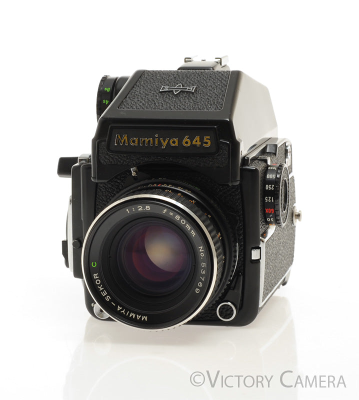 Mamiya m645 1000s 645 Camera w/ Eye Level &amp; 80mm f2.8 Lens [EXC] - Victory Camera