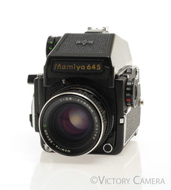 【美品】Mamiya M645 1000s + 55mm F2.8 Mamiya M645 J with 55mm f/2.8 and 110mm f/2.8 – Film Supply Club