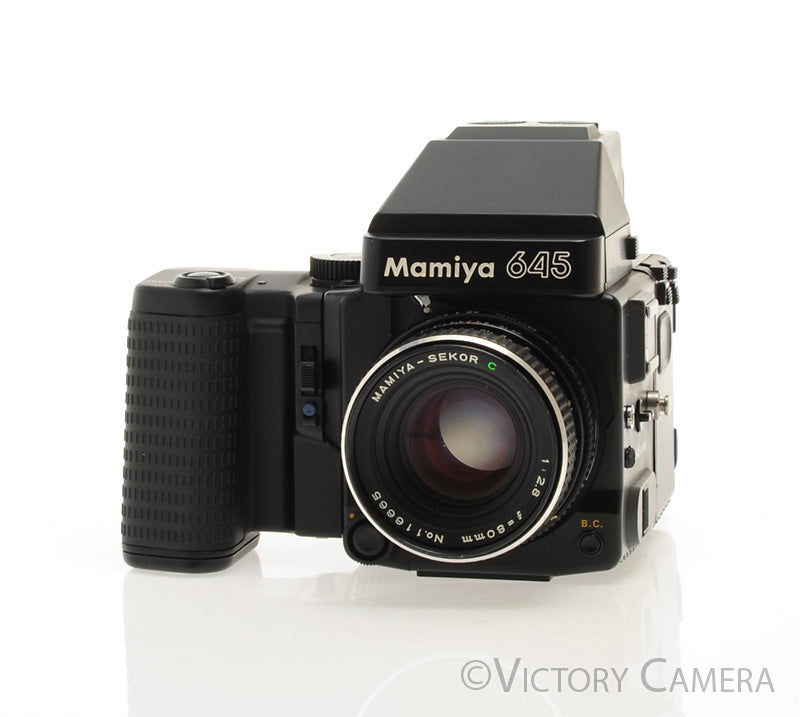 Mamiya 645 Super Medium Format Film Camera w/ AE Finder 80mm Lens [EXC-] - Victory Camera