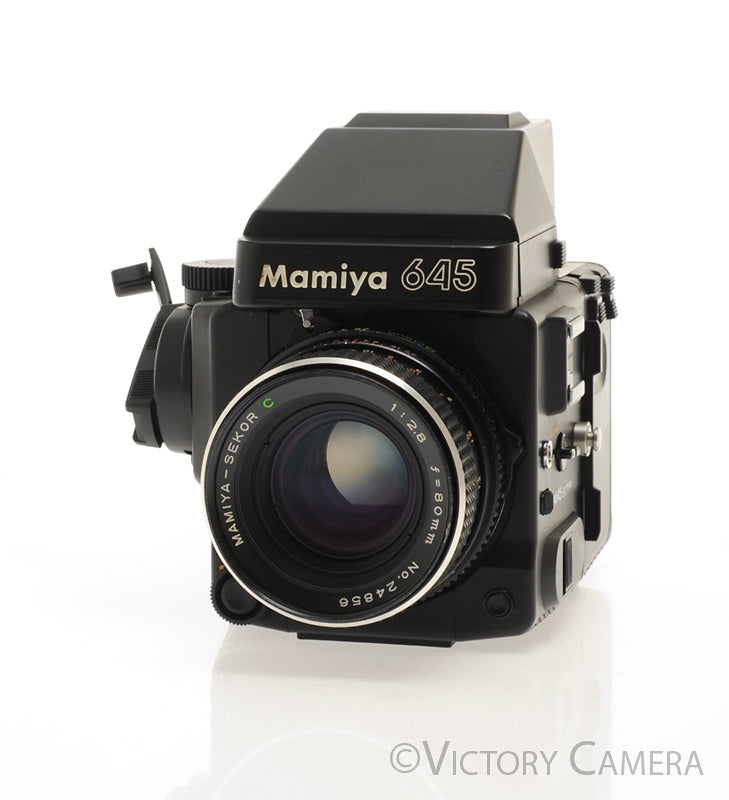 Mamiya 645 Super Medium Format Film Camera w/ Prism Finder 80mm Lens [EXC] - Victory Camera