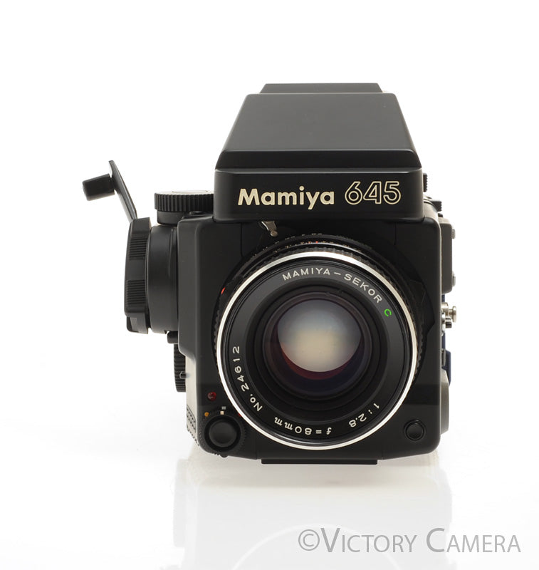 Mamiya 645 Super Medium Format Film Camera w/ Prism Finder 80mm Lens  [EXC] - Victory Camera