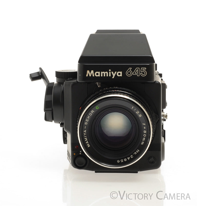 Mamiya 645 Super Medium Format Film Camera w/ Prism Finder 80mm Lens [EXC]