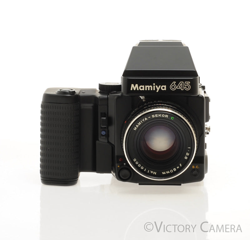 Mamiya 645 Super Medium Format Film Camera w/ AE Finder 80mm Lens [EXC-] - Victory Camera